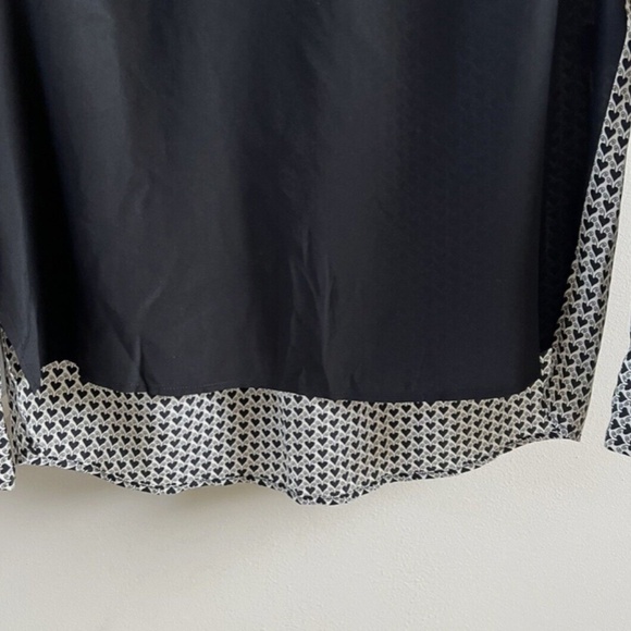 Diane Von Furstenberg Heart print silk top, 10, DH - Picture 4 of 7